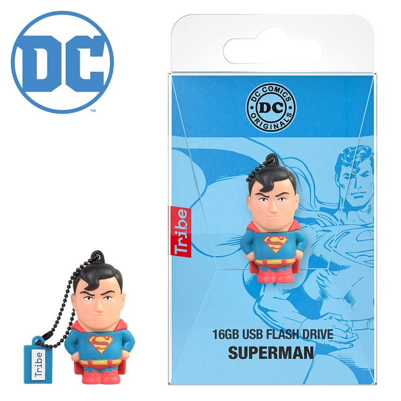 Tribe USB stick 16 GB Superman - Original DC Comics 2.0 Flash Drive, Tribe FD031501, clear - Image 4